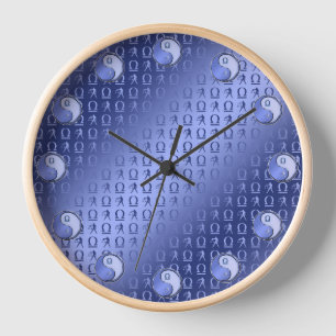 Waage das Gleichgewicht Uhr