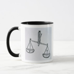 Waage (die Skalen) eine Illustration vom 'Poeti Tasse