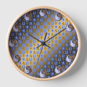 Waage & Erde Pferd Uhr