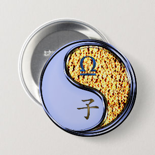 Waage & Feuer-Ratte Button