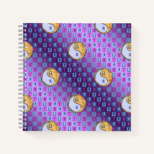 Waage & Feuer-Schwein Notizbuch