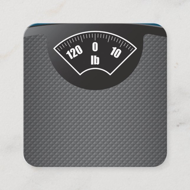 Waage | FITNESS | Personal Trainer Terminkarte (Vorderseite)