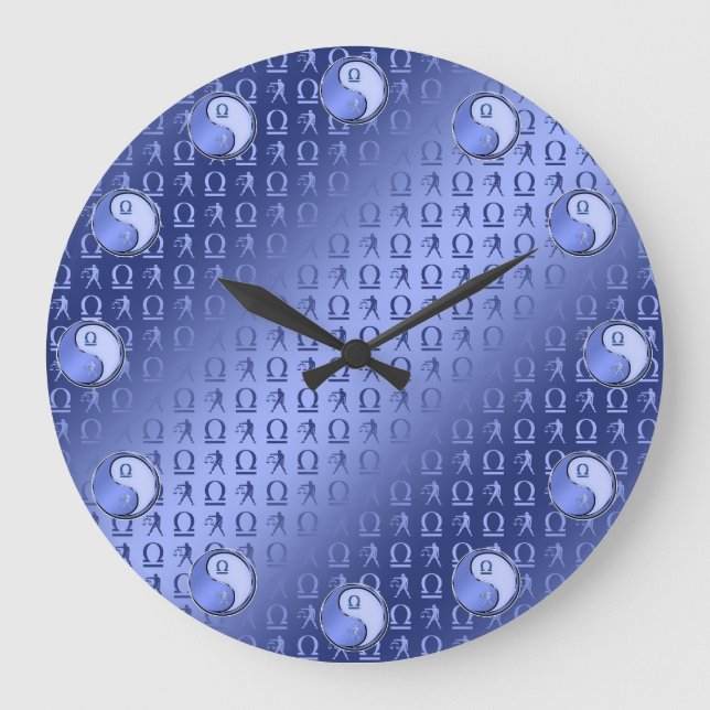 Waage Große Wanduhr (Vorderseite)