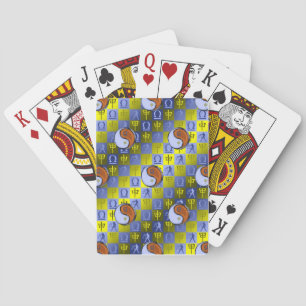 Waage & Holz-Affe Spielkarten