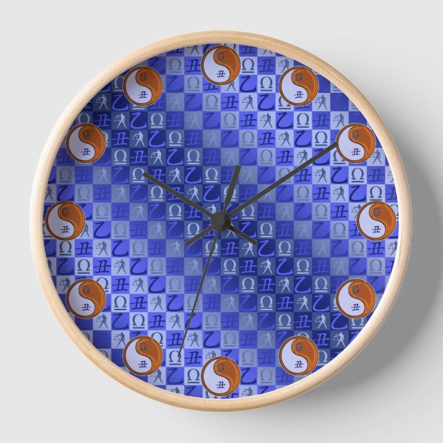 Waage & Holz Ochse Uhr (Vorderseite)