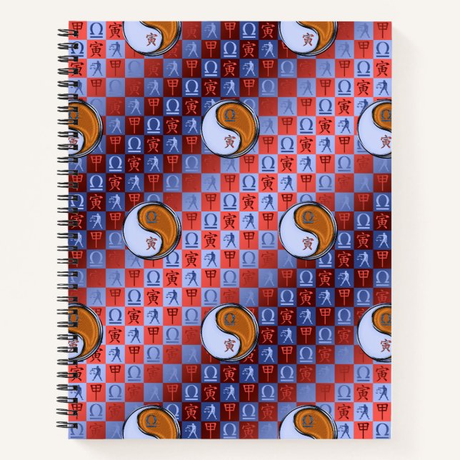 Waage & Holz Tiger Notizbuch (Vorderseite)