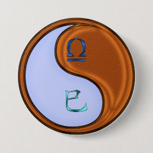 Waage & Holzschlange Button