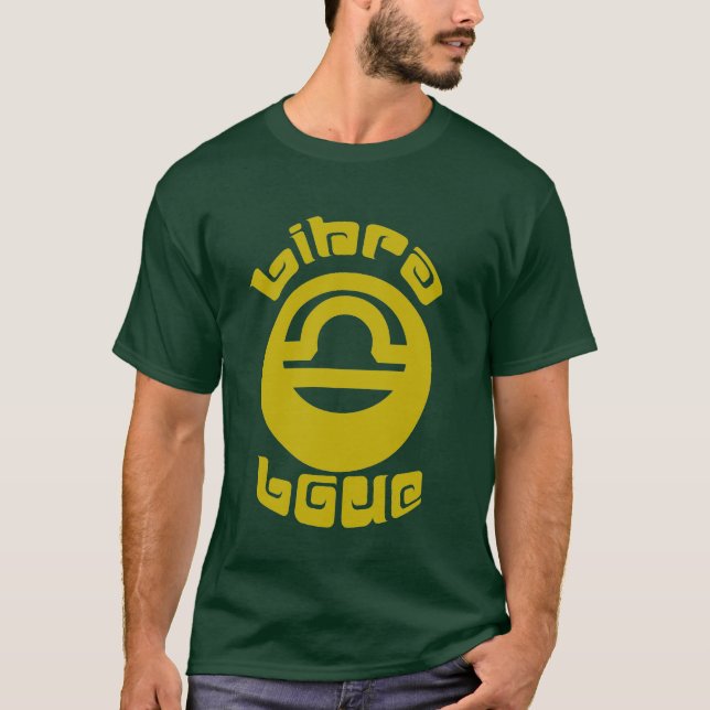 Waage-Liebegold T-Shirt (Vorderseite)