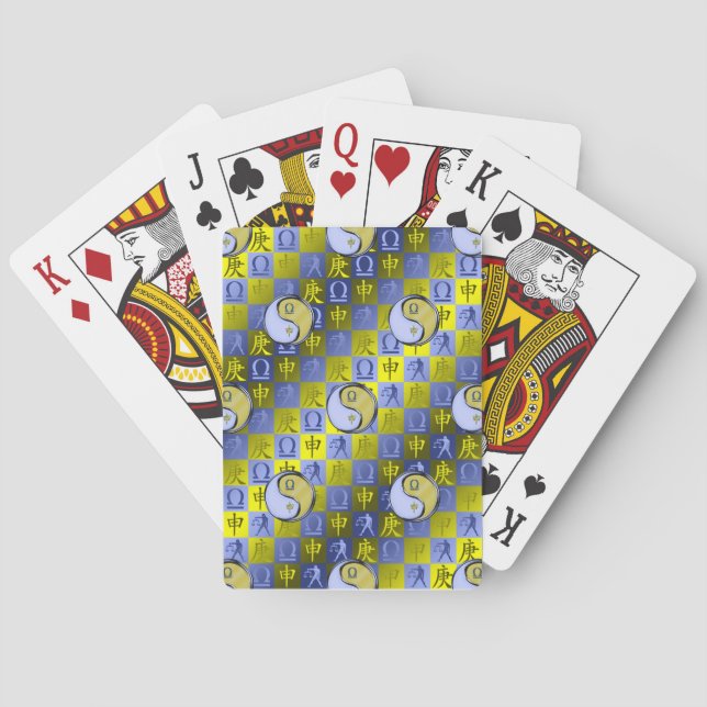 Waage & Metallaffe Spielkarten (Rückseite)