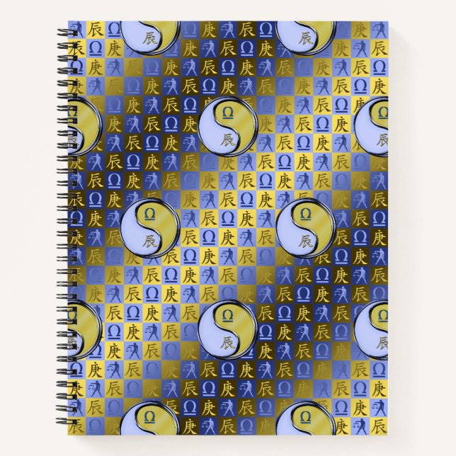 Waage & Metalldrache Notizbuch (Vorderseite)