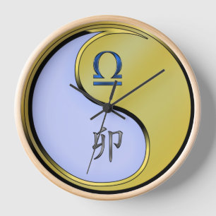 Waage & Metallhase Uhr