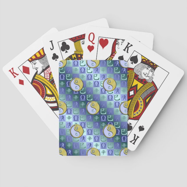 Waage & Metallschlange Spielkarten (Rückseite)