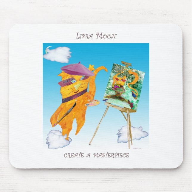 Waage-Mond Mousepad (Vorne)