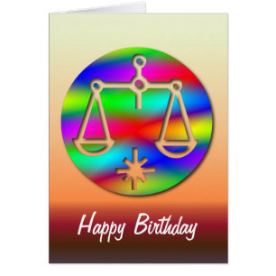 Waage Regenbogenwaage Sternzeichen Geburtstag