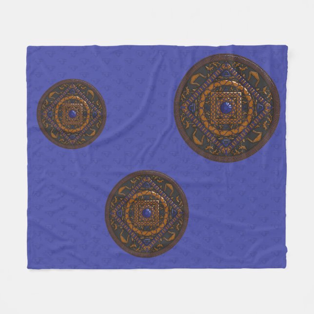 Waage Sternbild Fleece-Decke Fleecedecke (Vorderseite (Horizontal))