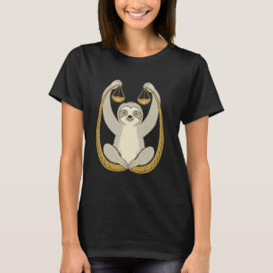 Waage-Sternzeichen Faultier Umarme Deine Balance T-Shirt