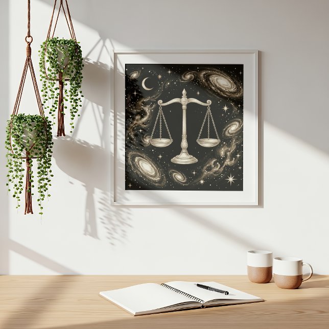 Waage Sternzeichen Himmels Astrologie Poster (Von Creator hochgeladen)
