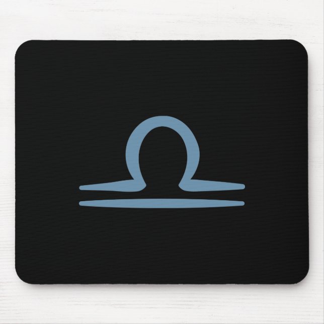 Waage Sternzeichen September Oktober Geburtstag As Mousepad (Vorne)