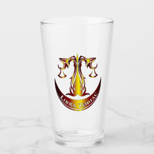 Waage-Sternzeichen-Trinkgeschirr Glas