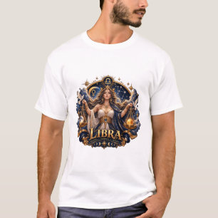 Waage Sternzeichen Waage Himmelskörper Astrologie T-Shirt
