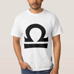 Waage-Tierkreis-Horoskop-Zeichen T-Shirt