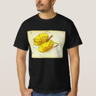 Waage Vintage Konstellation Urania's Spiegel T-Shirt