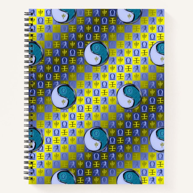Waage & Wasser-Affe Notizbuch (Vorderseite)
