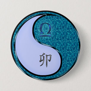 Waage & Wasser Kaninchen Button