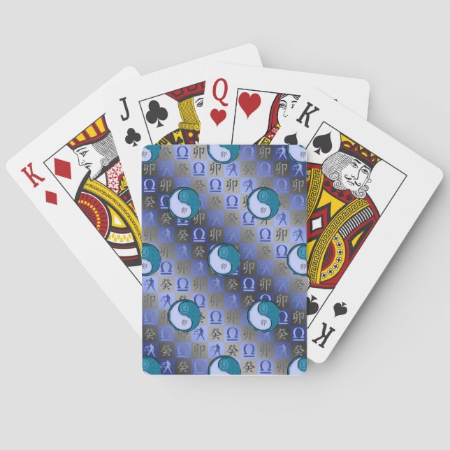 Waage & Wasser Kaninchen Spielkarten (Rückseite)