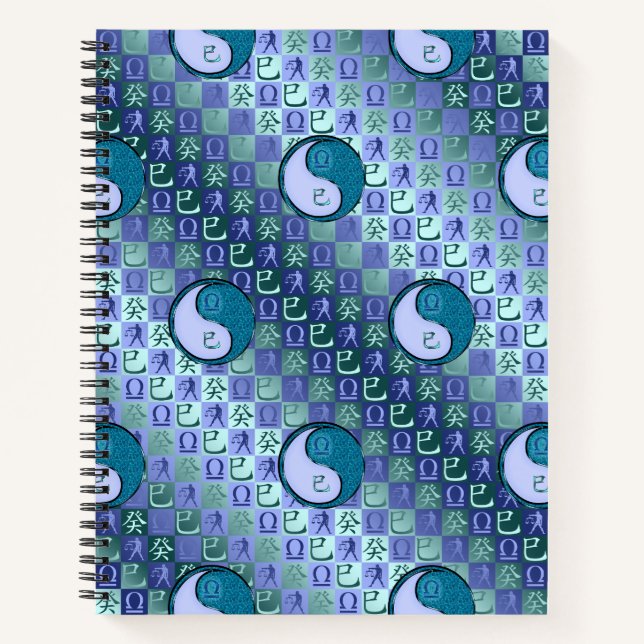 Waage & Wasser Schlange Notizbuch (Vorderseite)