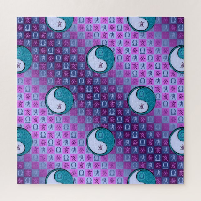 Waage & Wasser-Schwein Puzzle (Vertikal)