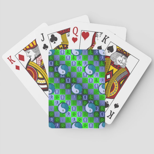 Waage & Wasser Ziege Spielkarten (Rückseite)
