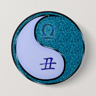 Waage & Wasserbüffel Button
