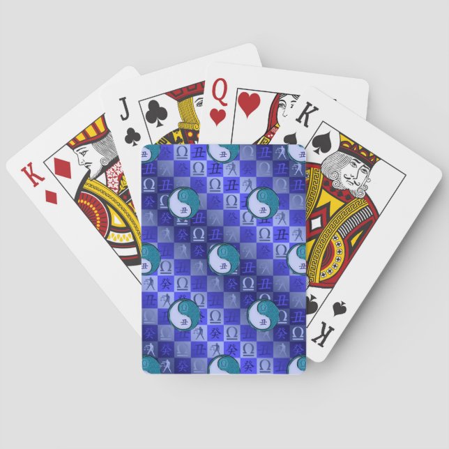 Waage & Wasserbüffel Spielkarten (Rückseite)