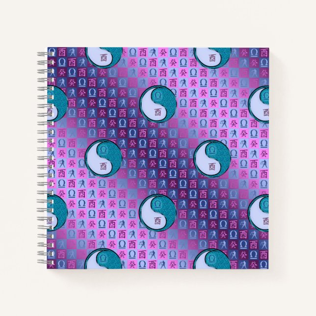 Waage & Wasserhahn Notizbuch (Vorderseite)