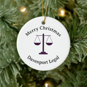 Waagen der Justiz Rechtsdienstleistungen Symbol We Keramik Ornament