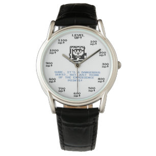 "Waagerecht ausgerichtetes hohes! "lustige Retro Armbanduhr