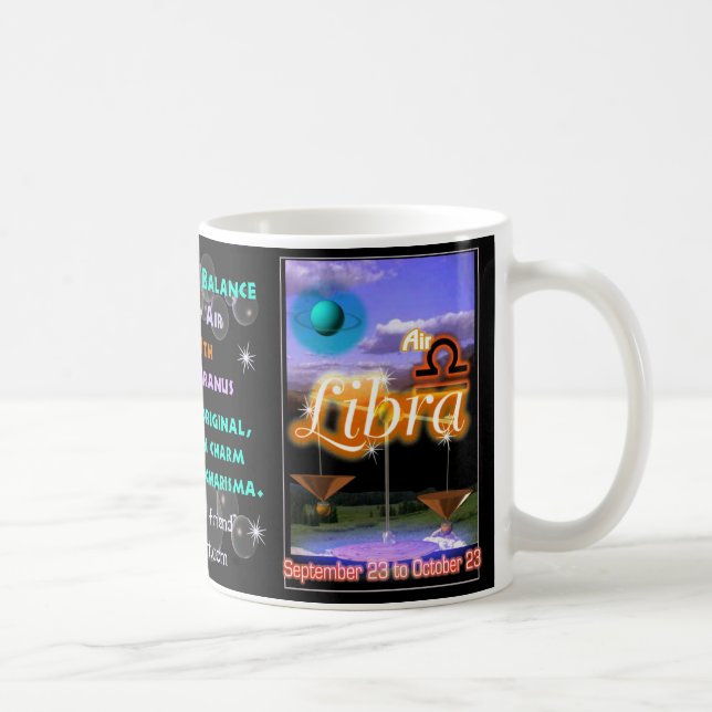 Waagetierkreisschale oder -Tasse Tasse (Rechts)