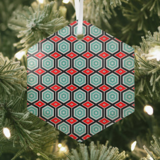 Wabenglas-Sechseck-Ornament Ornament Aus Glas