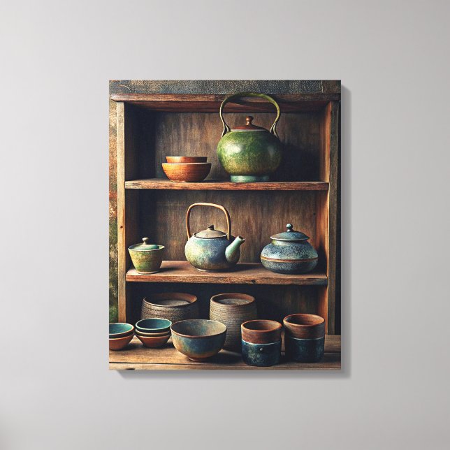 Wabi Sabi Art Leinwanddruck (Vorderseite)