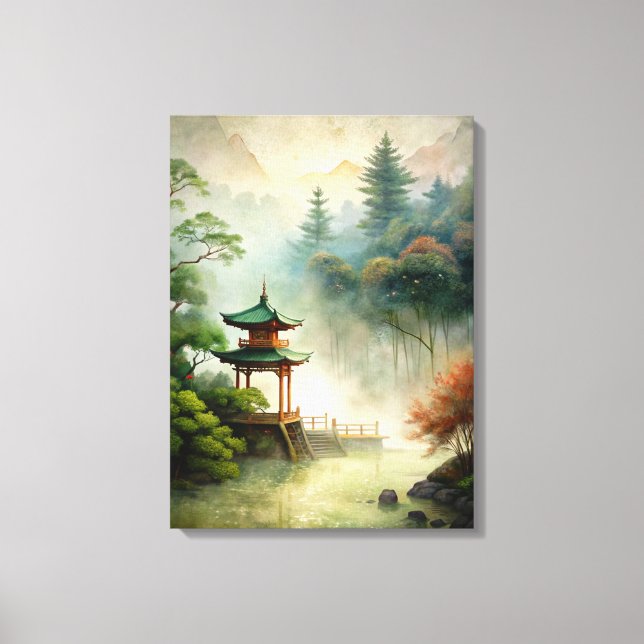Wabi Sabi Art Leinwanddruck (Vorderseite)