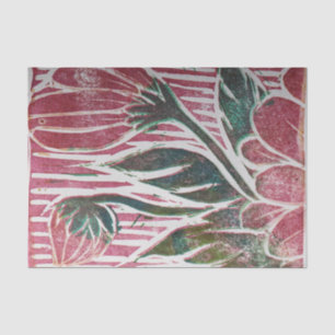 Wabi Sabi Blume Briefmarke Floral Spring Nature Seidenpapier
