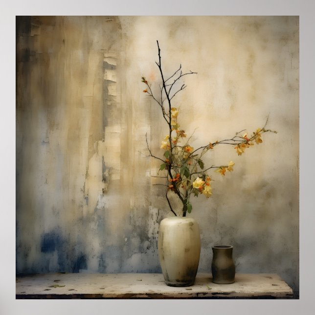 Wabi Sabi Japanisch Art Poster (Vorne)