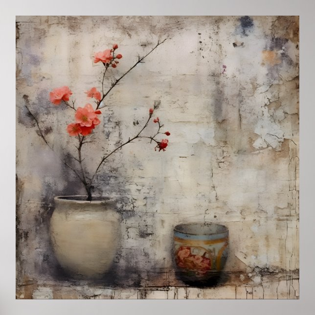 Wabi Sabi Japanisch Art Poster (Vorne)