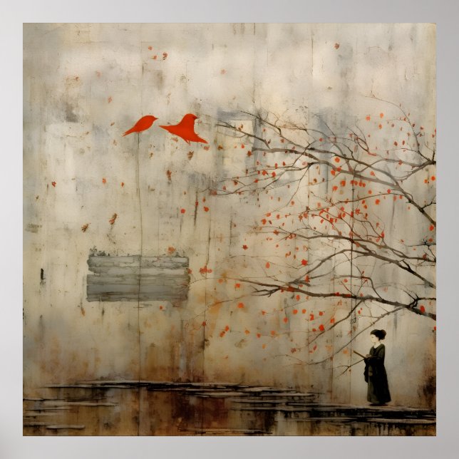 Wabi Sabi Japanisch Art Poster (Vorne)