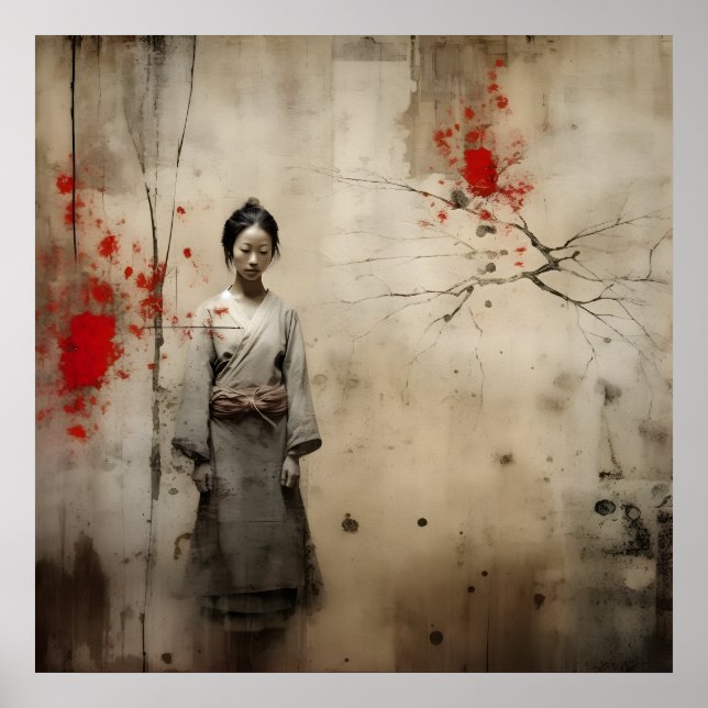 Wabi Sabi Japanisch Art Poster (Vorne)