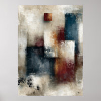 Wabi-Sabi Kiefern-Echo Moderne Japanische Abstrakt