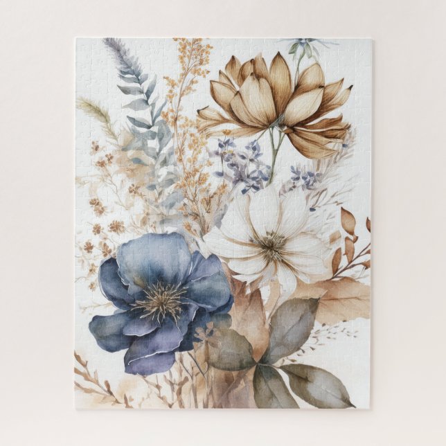 Wabi Sabi Pflanze Jigsaw Puzzle (Vertikal)