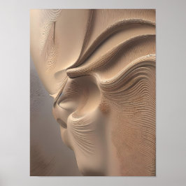 Wabi Sabi Wall für eine ruhige Zuhause Poster