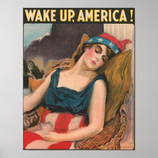 Wach auf Amerika! Poster (Vorne)